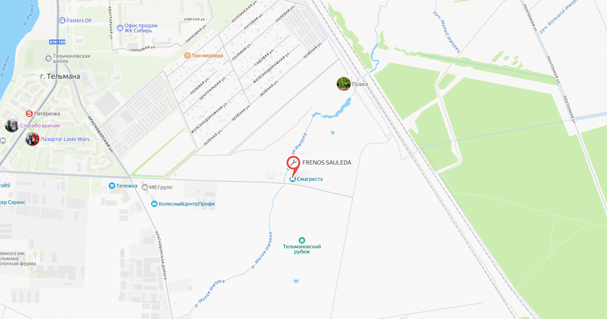 Схема проезда Frenos Sauleda Россия